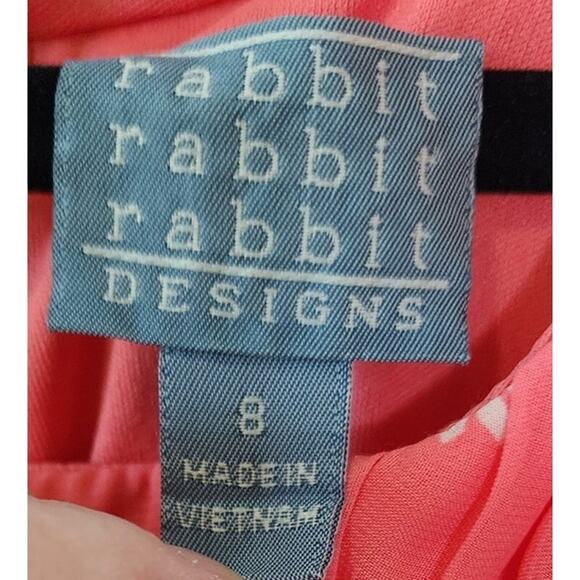 Rabbit Rabbit Rabbit Designs Pink Floral Sleeveless Dress, Size 8, EUC - Picture 5 of 7